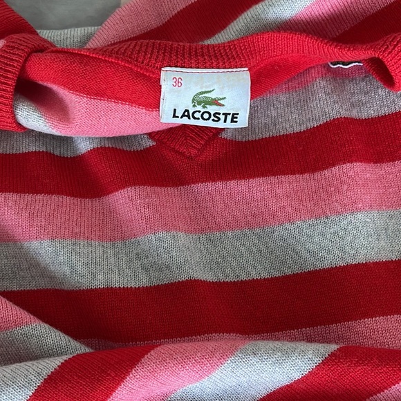 Lacoste pure laine wool sweater. Size 36 - Picture 5 of 6
